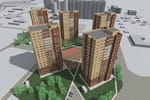 Группа жилых домов  подземной автостоянкой  в границах улиц 4-я Советская, Седова, 25 Октября, Лебедева-Кумача в г.Иркутске